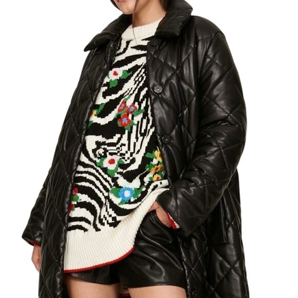 Philosophy di Lorenzo Serafini Animal Print Sweater Sz 46 US 10 / XL MSRP $1,135 - Picture 3 of 15